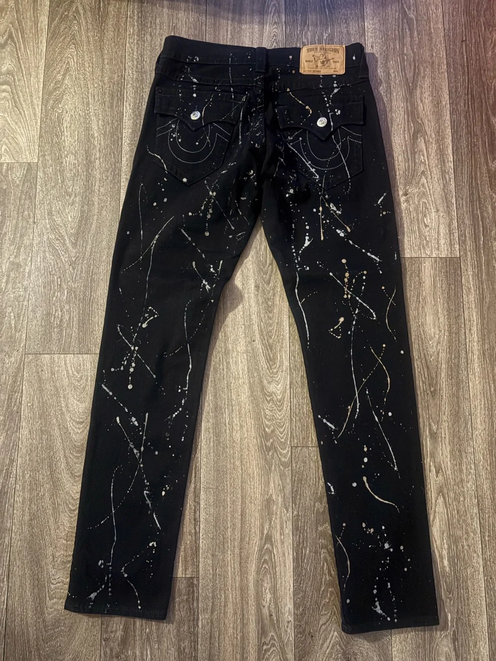 True Religion Skinny Flap Jeans in ELHD Rinse